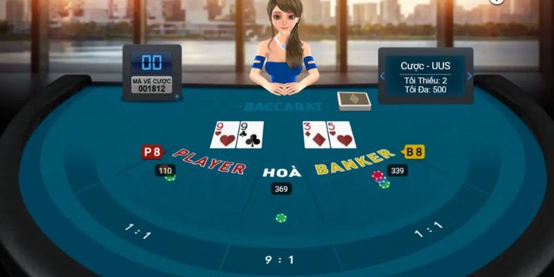 Hội viên nên ưu tiên lựa chọn cửa Banker trong Baccarat trực tuyến