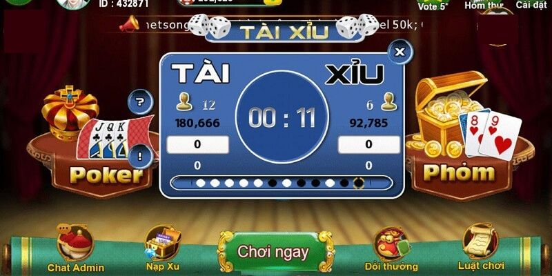 Hướng dẫn cách thức tham gia vào ván cược trong game Tài Xỉu Macau Club